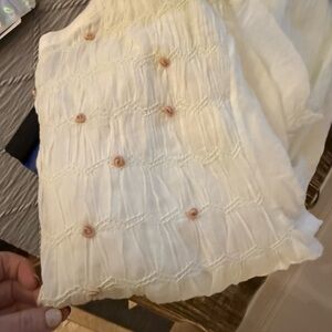 Free People Cream Babydoll Romper